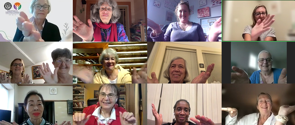 Soroptimists from around the world - Canada, Australia, New Zealand, Japan, the U.K. - get together on Friendship Calls to share stories and cement friendships.